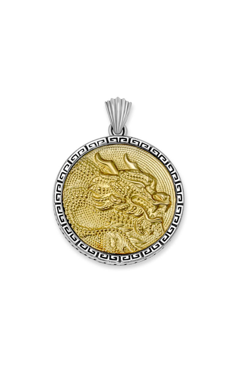 SAMUEL B. Dragon Pendant, Main, color, Silver And Gold