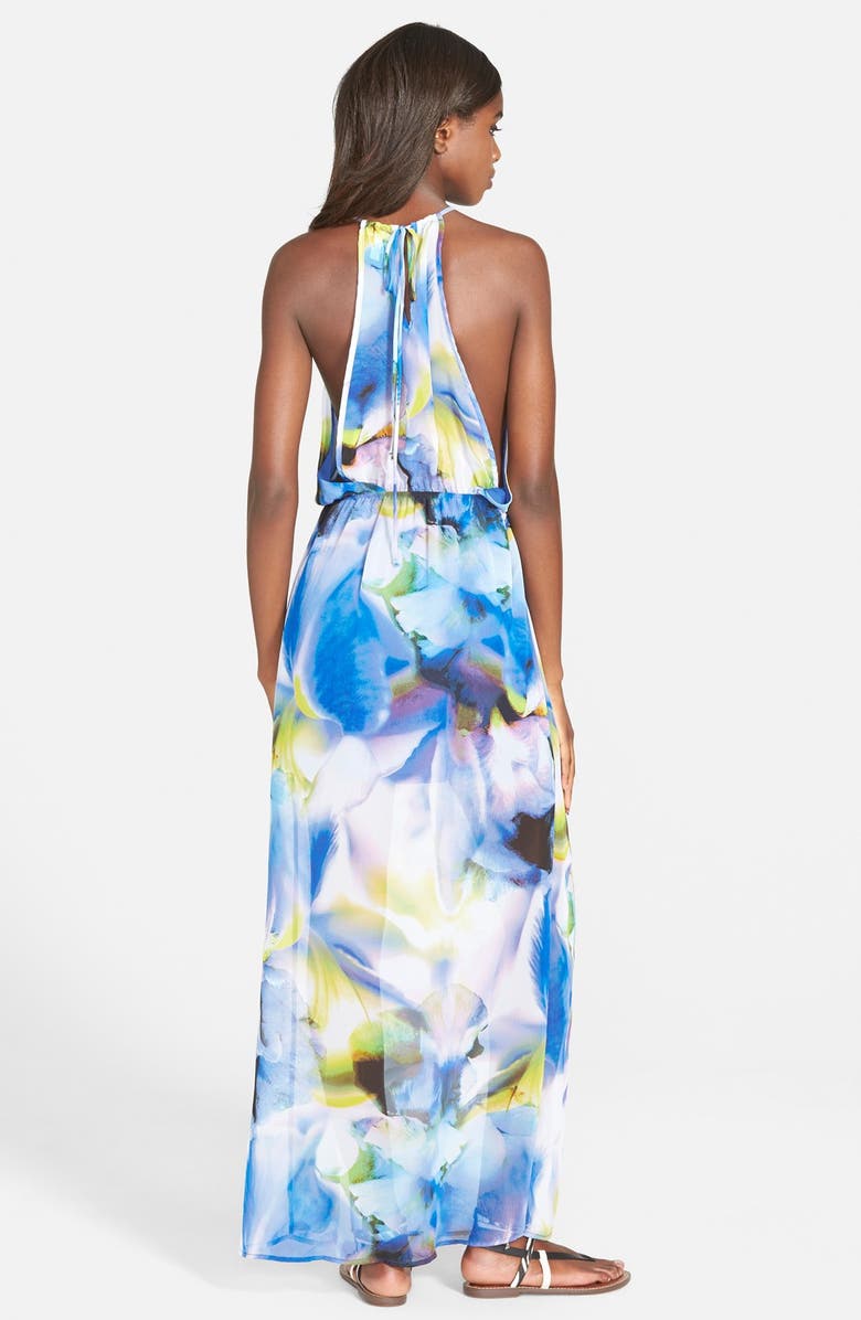 Leith Watercolor Maxi Dress, Alternate, color, 