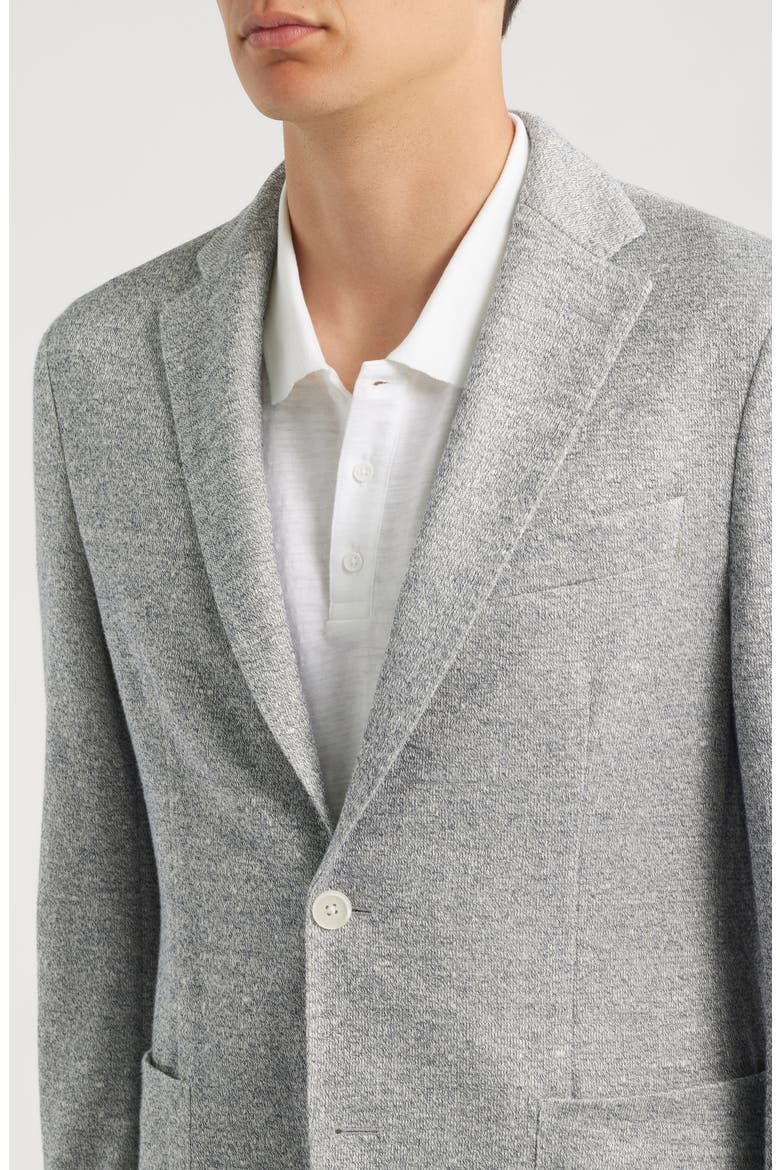 Hanry Slim Fit Knit Cotton Blend Sport Coat, Alternate, color, OPEN BLUE