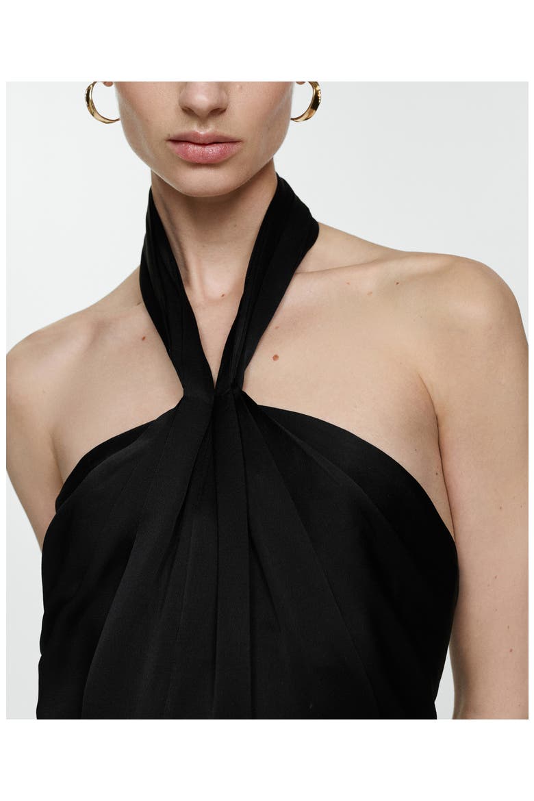 Halter Jumpsuit, Alternate, color, BLACK