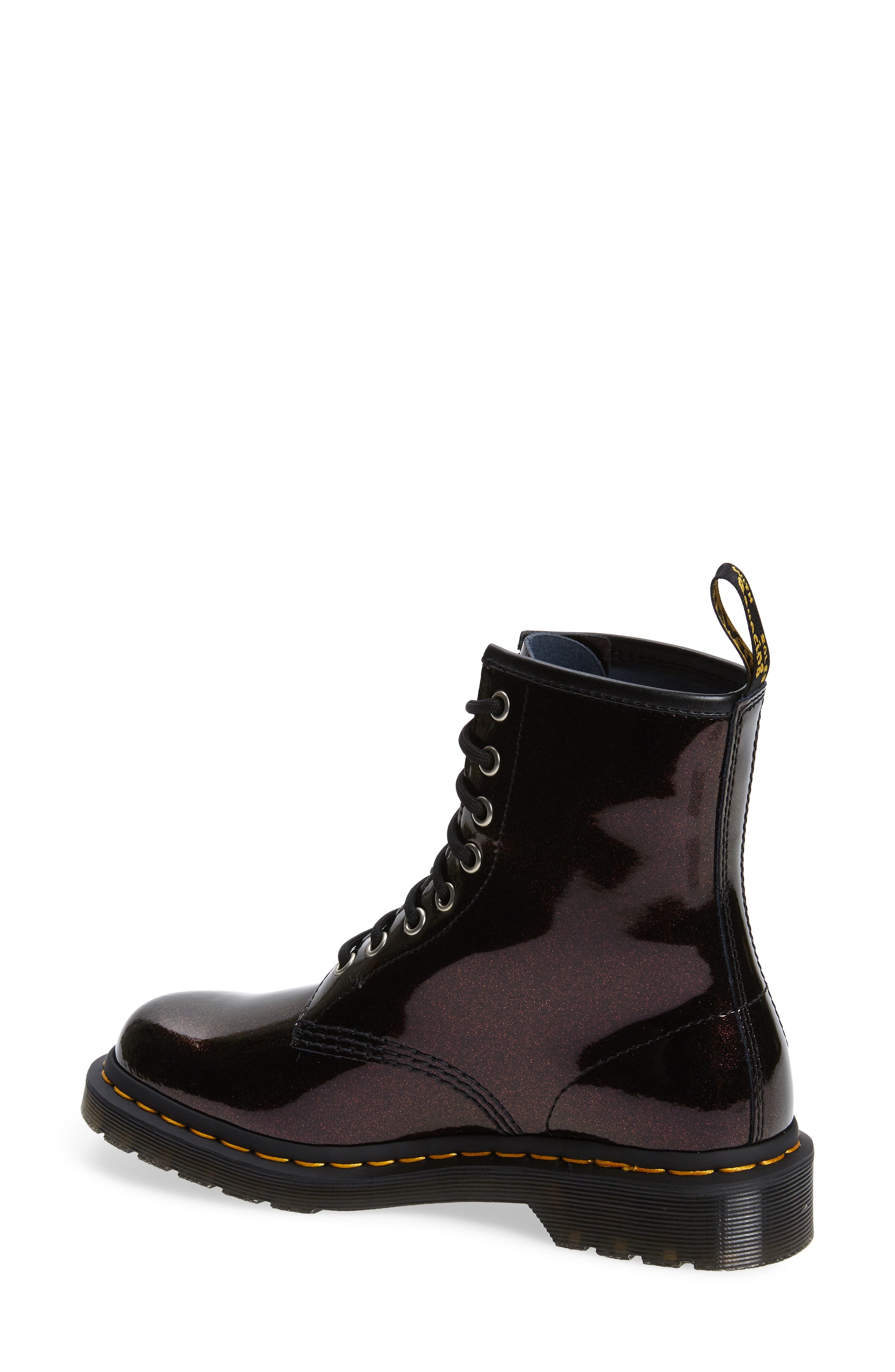 1460 Sparkle Boot, Alternate, color, PURPLE LEATHER