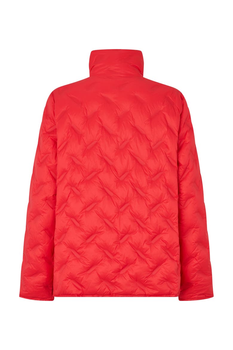 Quilted Puffer Coat, Alternate, color, Poinsettia