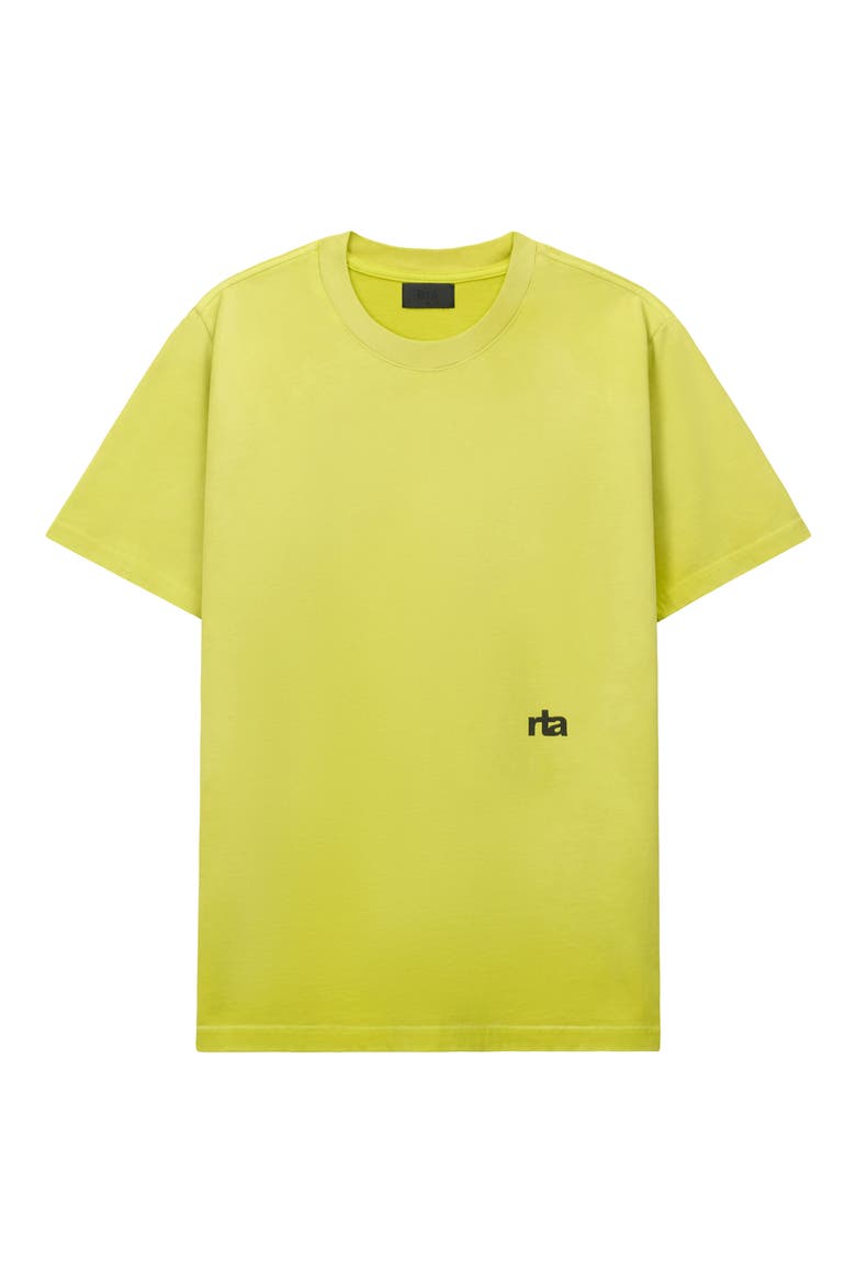 Liam Logo Graphic T-Shirt, Main, color, CITRON RAZOR TYPE