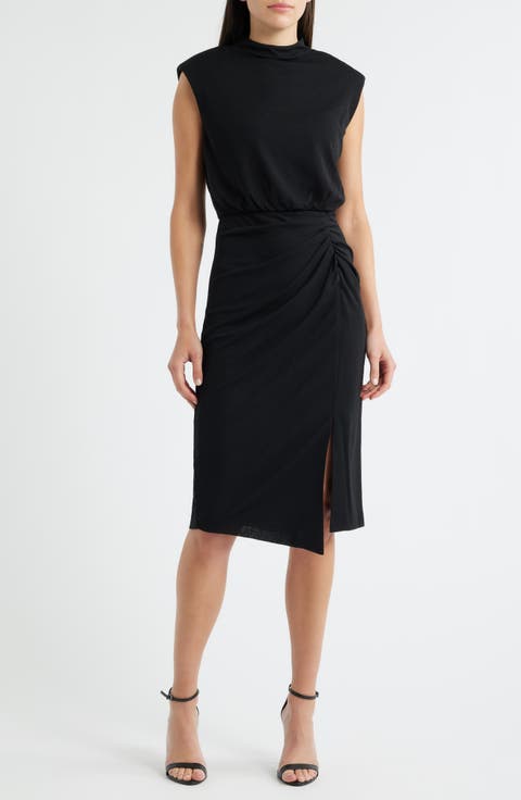 Ruched Knit Dress