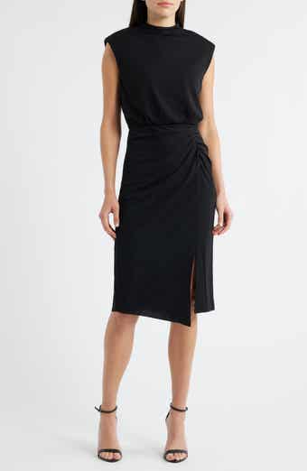 Ruched Knit Dress