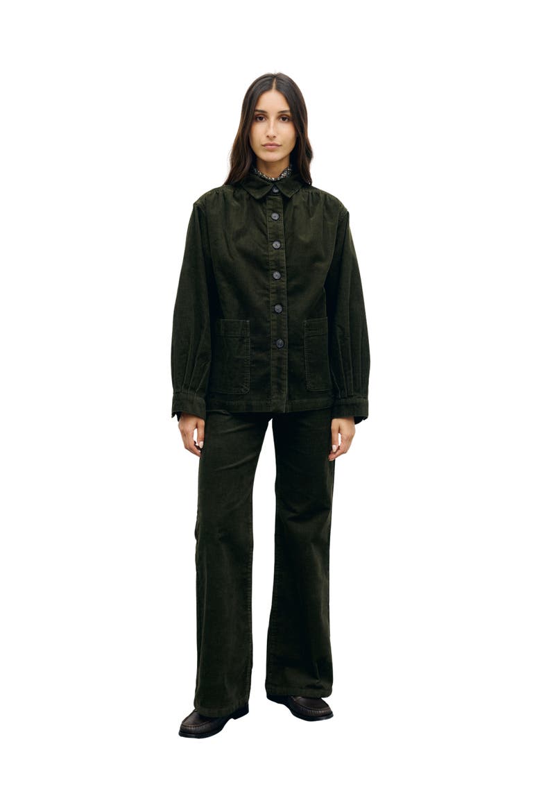 Jena Corduroy Shacket, Alternate, color, Khaki Green
