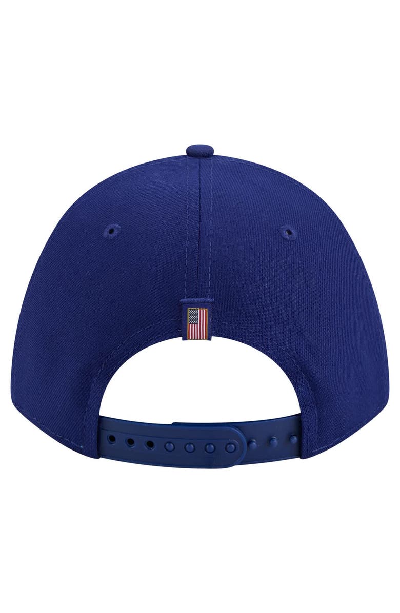 New Era Men's New Era Royal Los Angeles Dodgers American Flag 9FORTY M-Crown A-Frame Adjustable Hat, Alternate, color, Royal