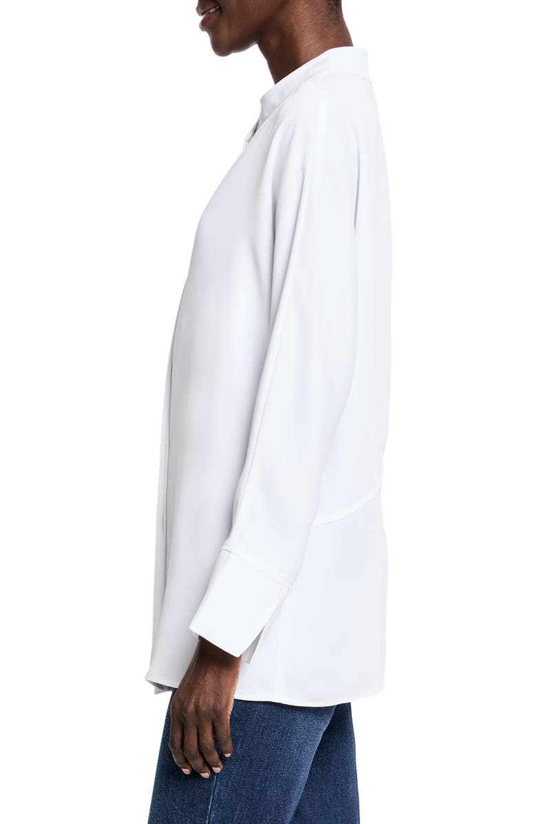 NIC+ZOE Flow Easy Fit Button-Up Shirt, Alternate, color, Paper White