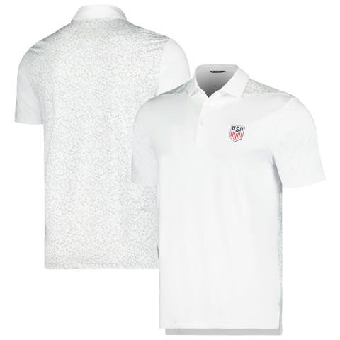 Men's Levelwear  White USMNT Spry Performance Polo