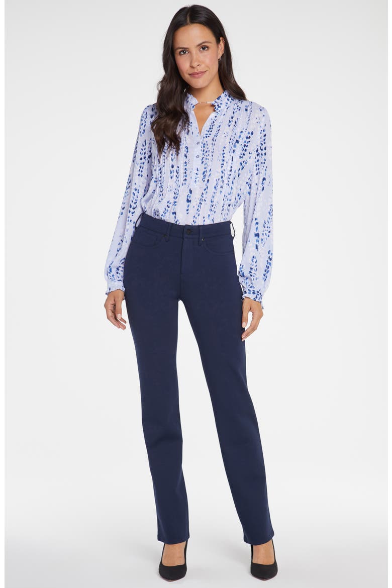 Sculpt-Her™ Marilyn Straight Leg Pants, Alternate, color, OXFORD NAVY