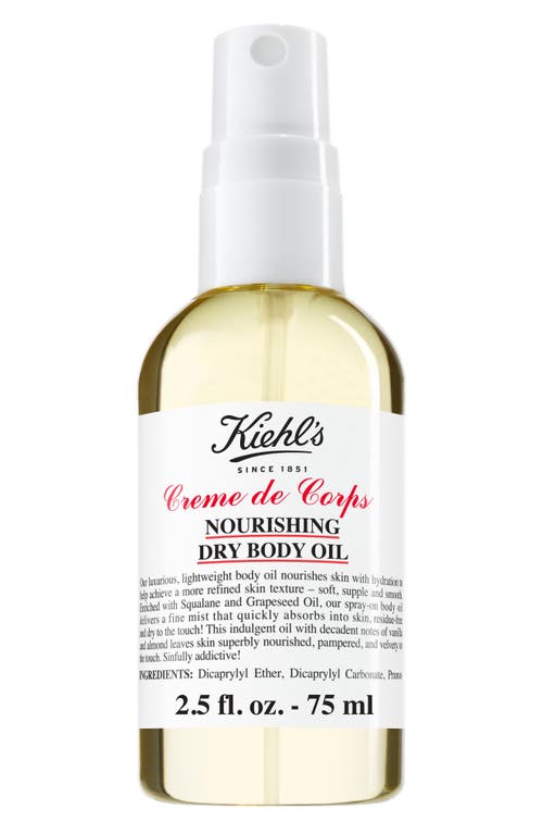 Kiehl's Since 1851 Creme de Corps Nourishing Dry Body Oil at Nordstrom, Size 5.9 Oz