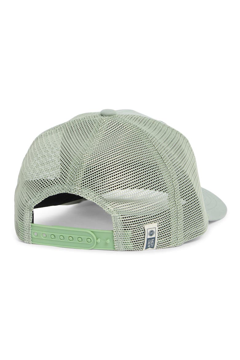 Kids' Tentacles Retro Snapback Trucker Hat, Alternate, color, MINERAL TEAL