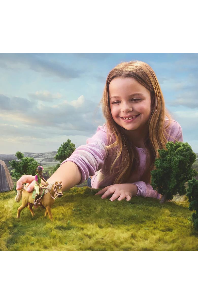 Schleich Horse Club Sarah and Mystery 6 Piece Playset, Alternate, color, Multicolored