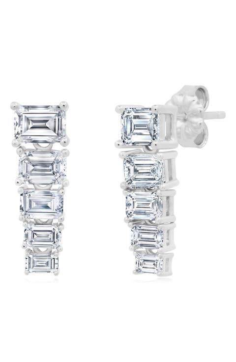 Opulent Cubic Zirconia Drop Earrings