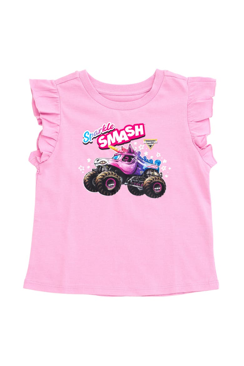 Sparkle Smash Tank Top Skirt & Bag Set, Alternate, color, Pink