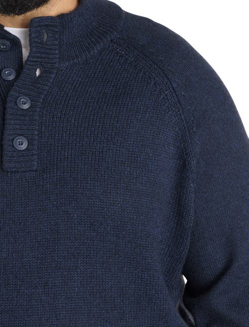 Synrgy Big & Tall Mockneck Pullover Sweater