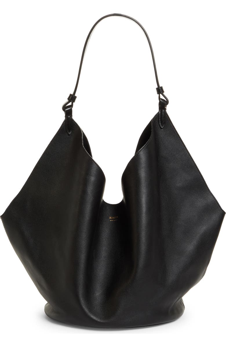 Khaite Medium Lotus Leather Tote, Main, color,