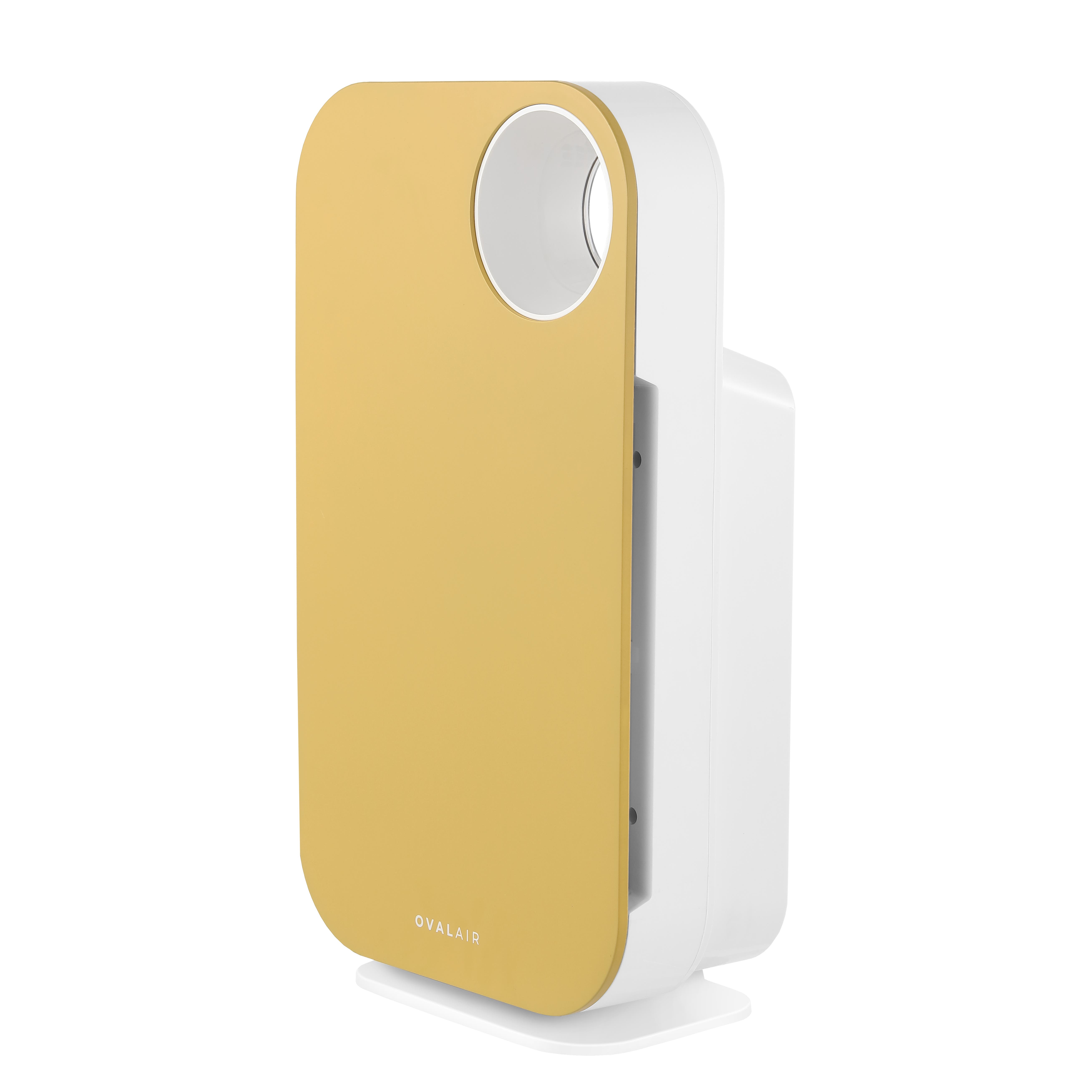 Oval Air 3-Stage True HEPA Air Purifier in Vintage Buttercup Yellow 
