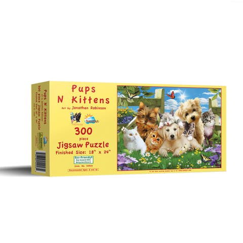 Pups n kittens 300 piece Jigsaw Puzzle for Adults