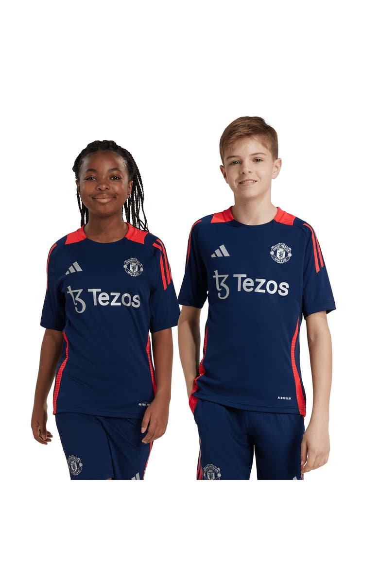 adidas Kids' Manchester United Training Jersey T-Shirt, Alternate, color,