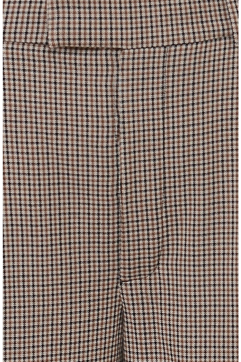 Hayden High Waist Wide Leg Trousers, Alternate, color, BEIGE CHECKED