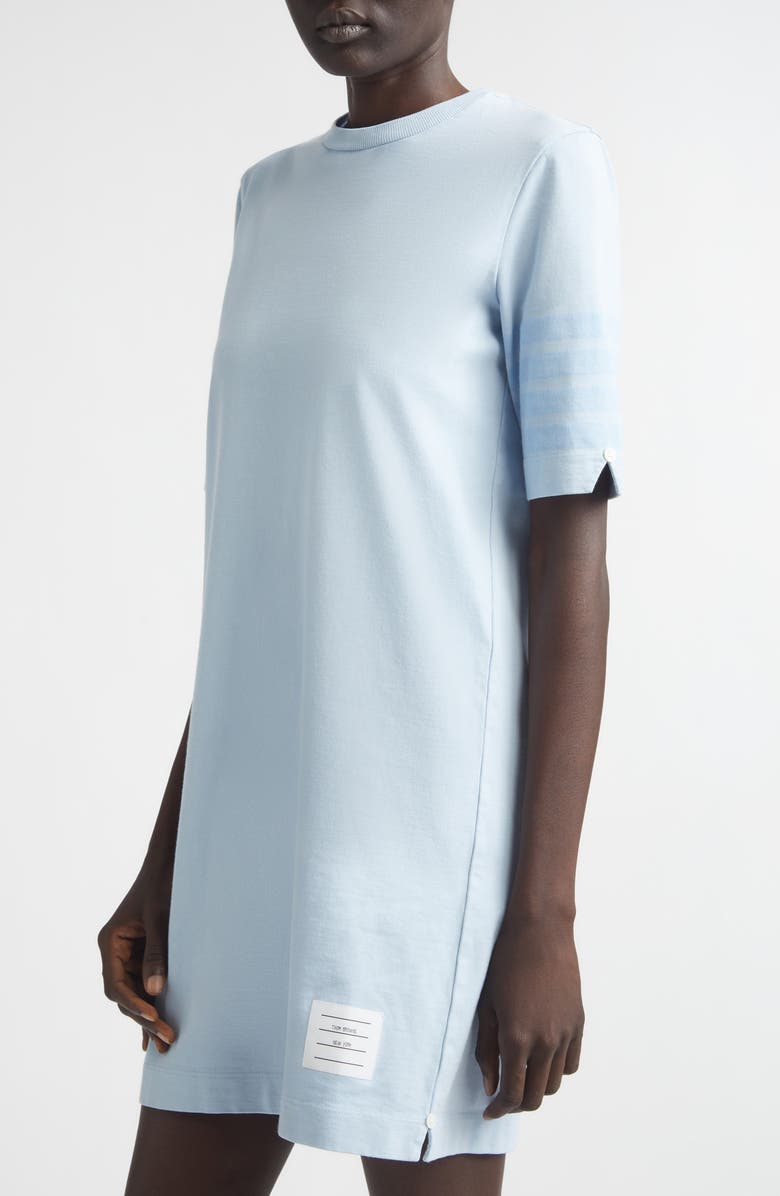 Thom Browne Garment Dye T-Shirt Dress, Alternate, color, Light Blue