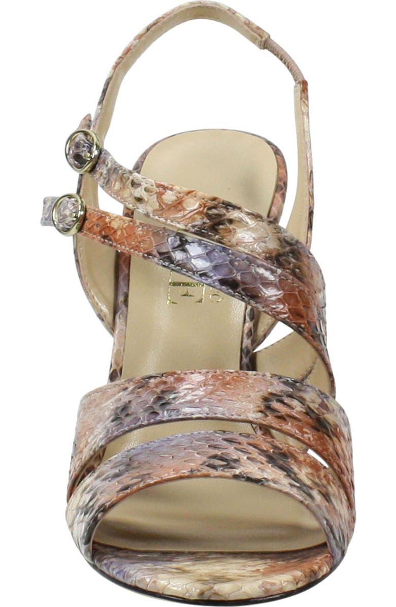 J. Reneé Carro Snake Embossed Strappy Sandal, Alternate, color,