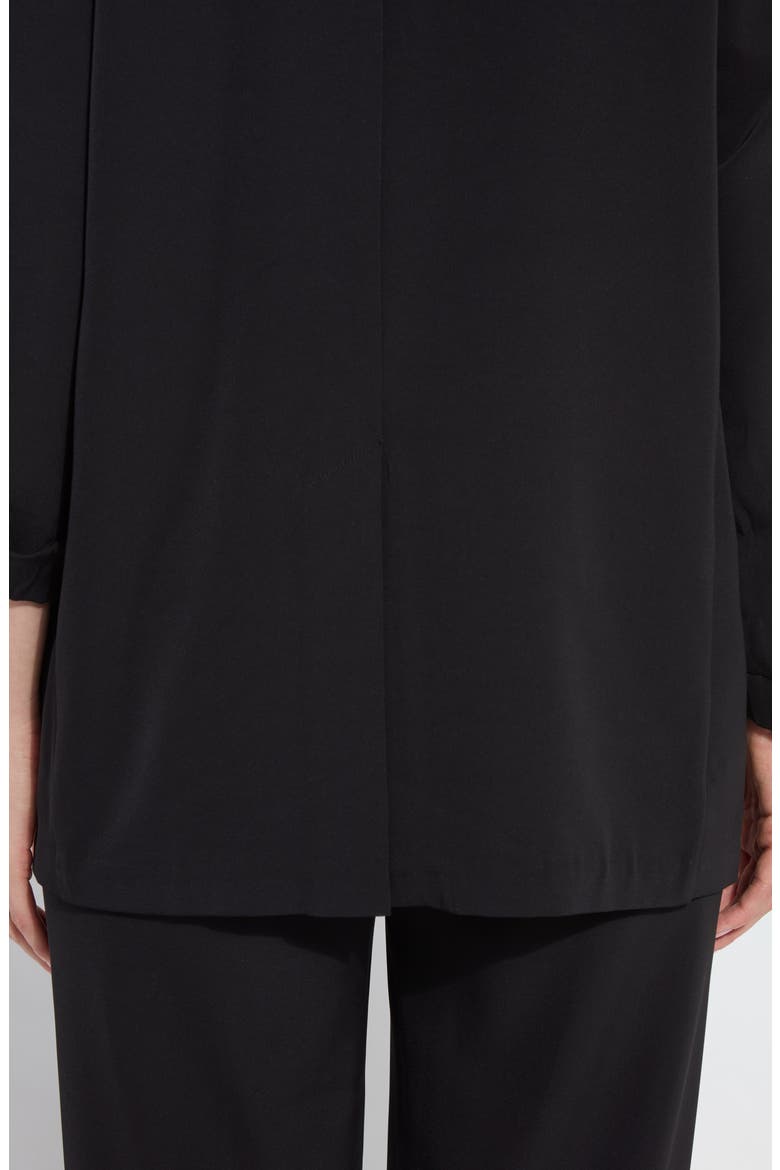 Genevieve Relaxed Blazer, Alternate, color, BLACK
