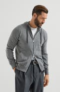 Brunello Cucinelli Cashmere sweatshirt-style cardigan