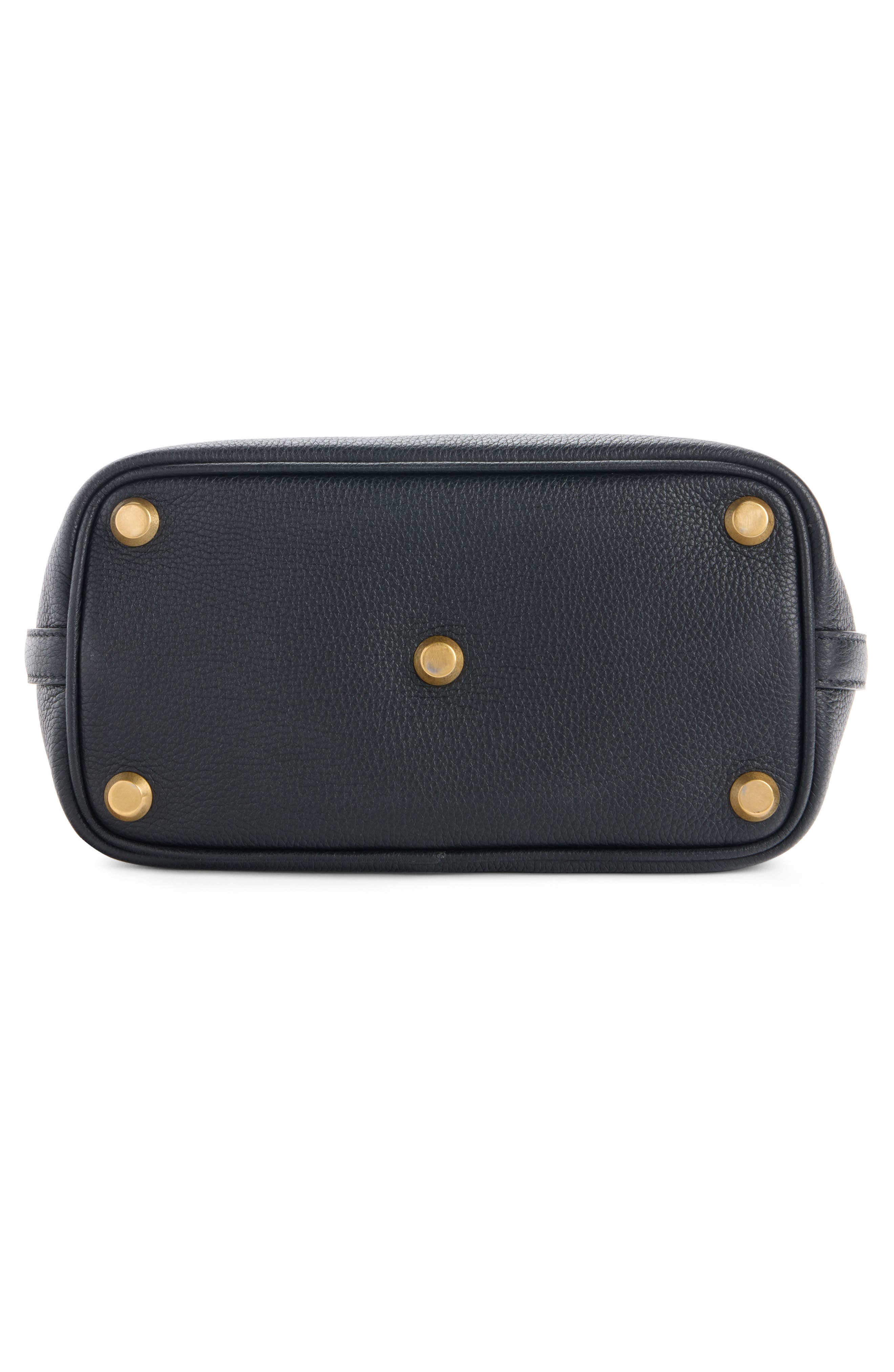 Balenciaga Small Carrie Grained Leather Hobo Bag, Alternate, color, 1000 Black