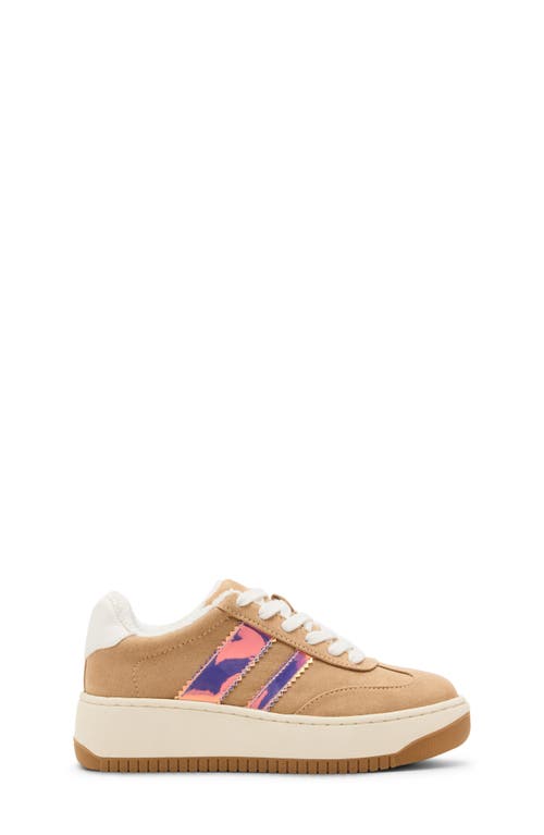 Steve Madden Kids' Jfield Platform Sneaker In Tan