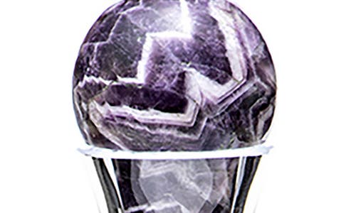 Anna New York Elevo Cut Crystal Decanter In Amethyst