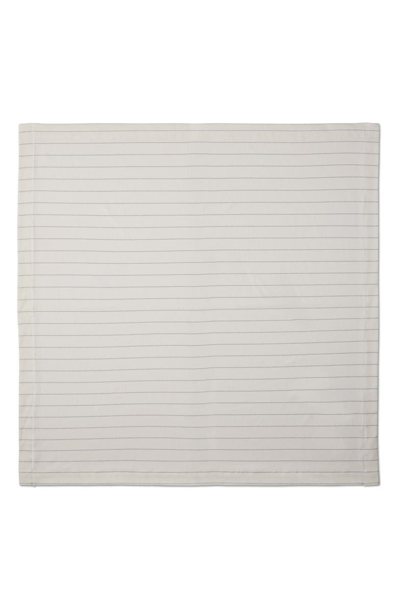 MiniMoi 3 Piece Unisex Baby Ribbed Shimmer Stripe Footie Set, Alternate, color, White