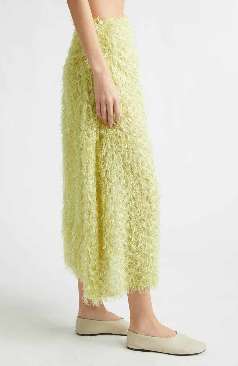 KÚR Textured Wrap Skirt, Alternate, color, Lime Green