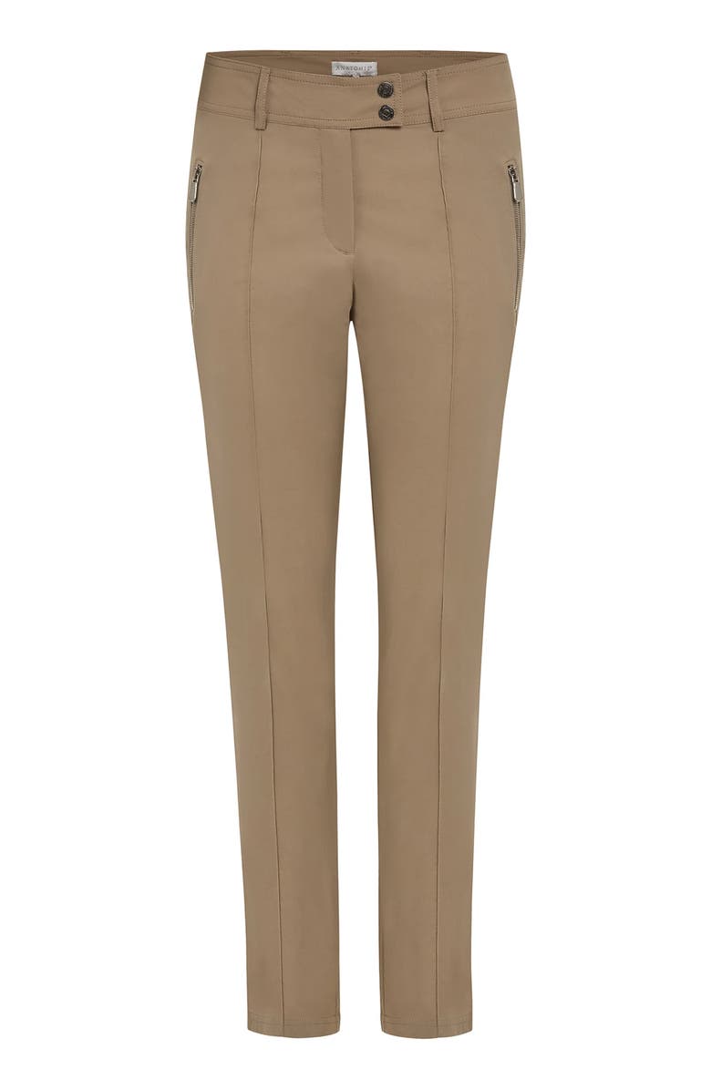 Anatomie The Peggy Zippered Pant, Main, color, Khaki