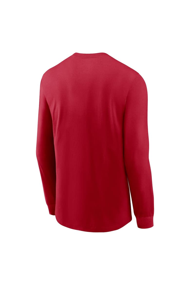 Men's Nike Red Tampa Bay Buccaneers All Out Long Sleeve T-Shirt, Alternate, color, Red
