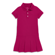 Primary Kids Short Sleeve Pique Polo Dress