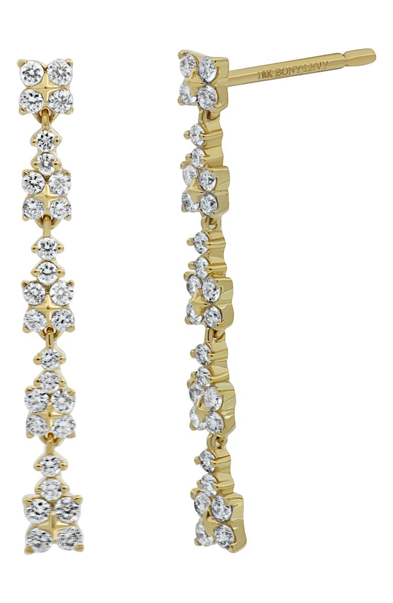 Bony Levy Audrey Diamond Linear Drop Earrings, Main, color, 