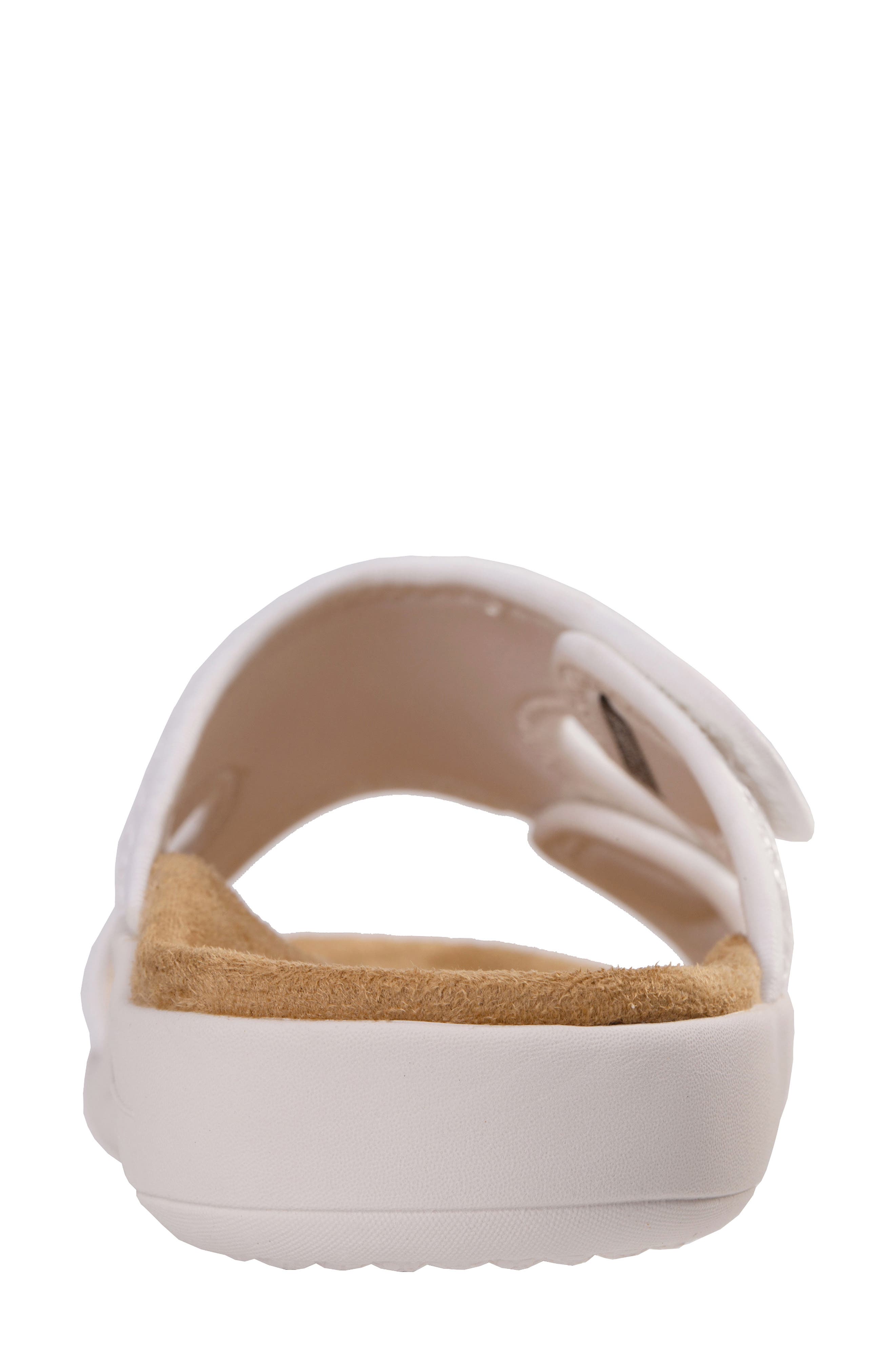 Revitalign Kholo Raffia Slide Sandal, Alternate, color, White