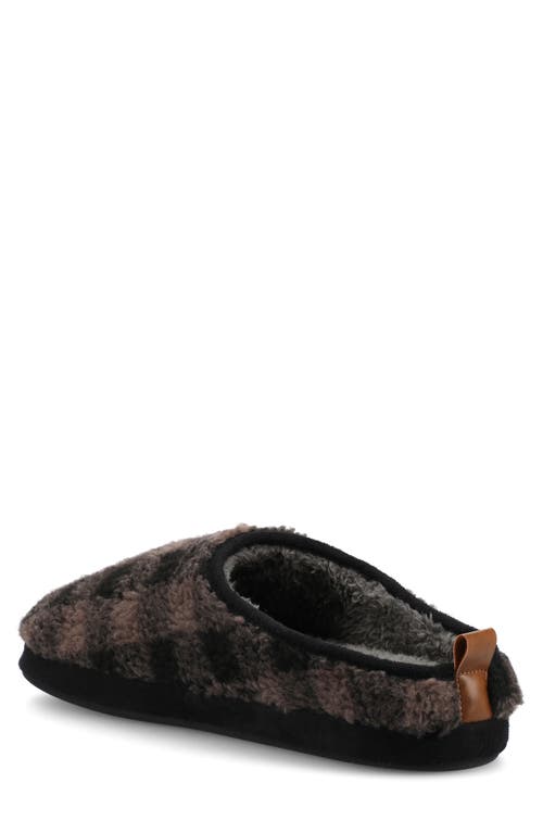 Taft Lance Faux Fur Slipper In Black