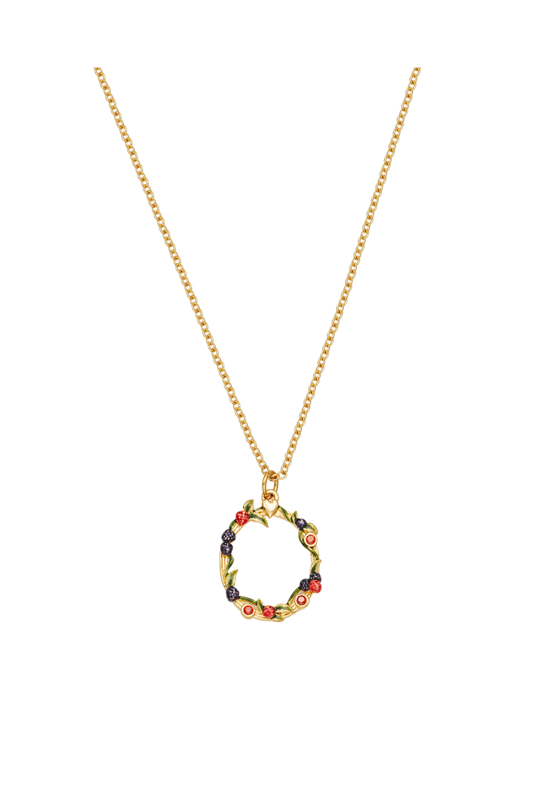 Orla Hedgerow Necklace, Alternate, color, Gold
