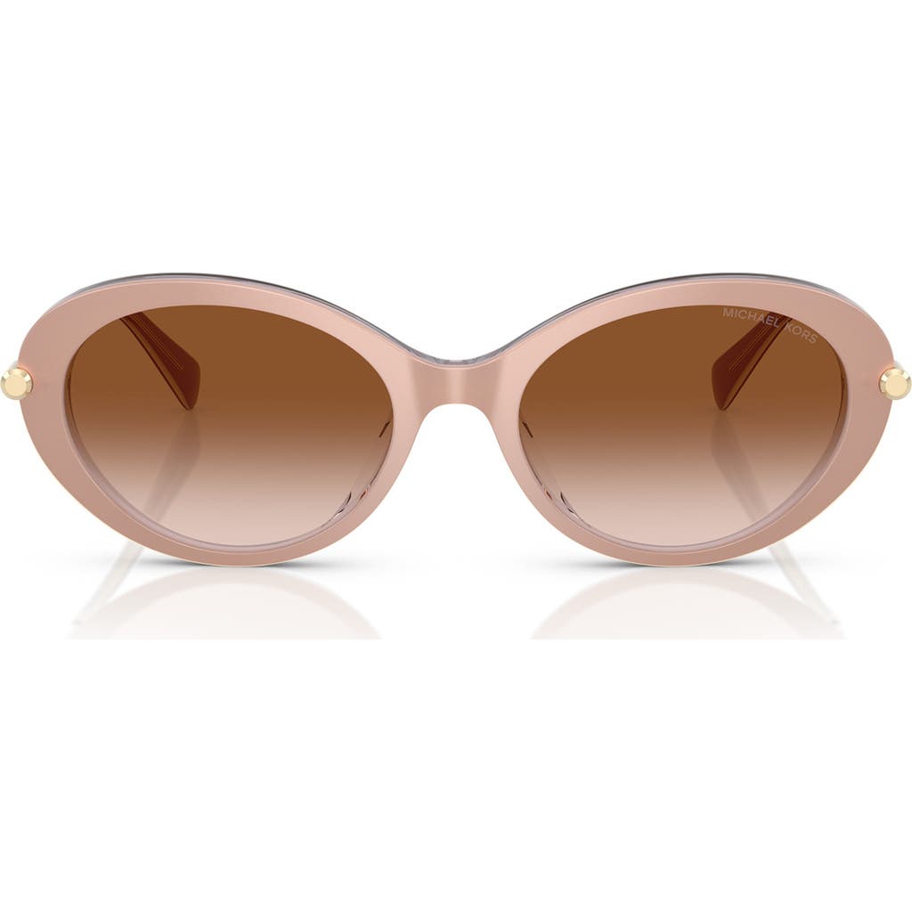 Michael Kors Woman Sunglass Mk2245u Rockaway In Brown