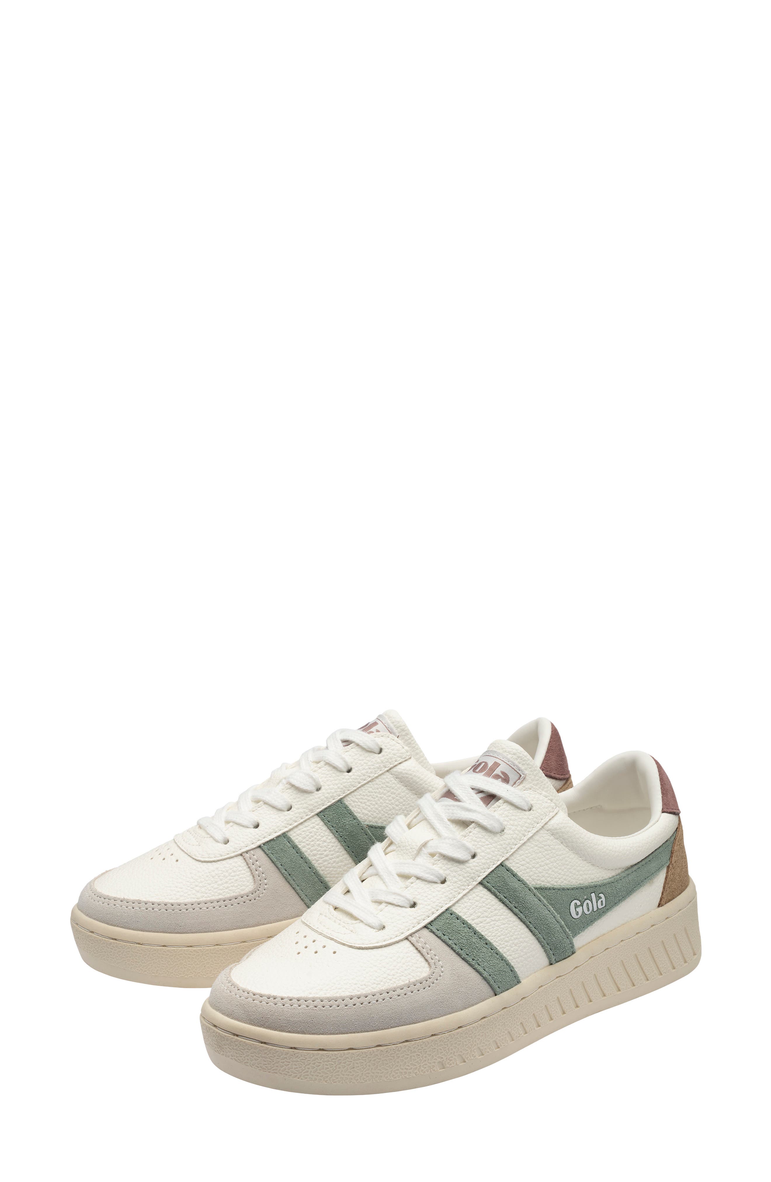 Classics Grandslam Trident Sneaker, Alternate, color, WHITE/ GREEN MIST/ BROWNROSE