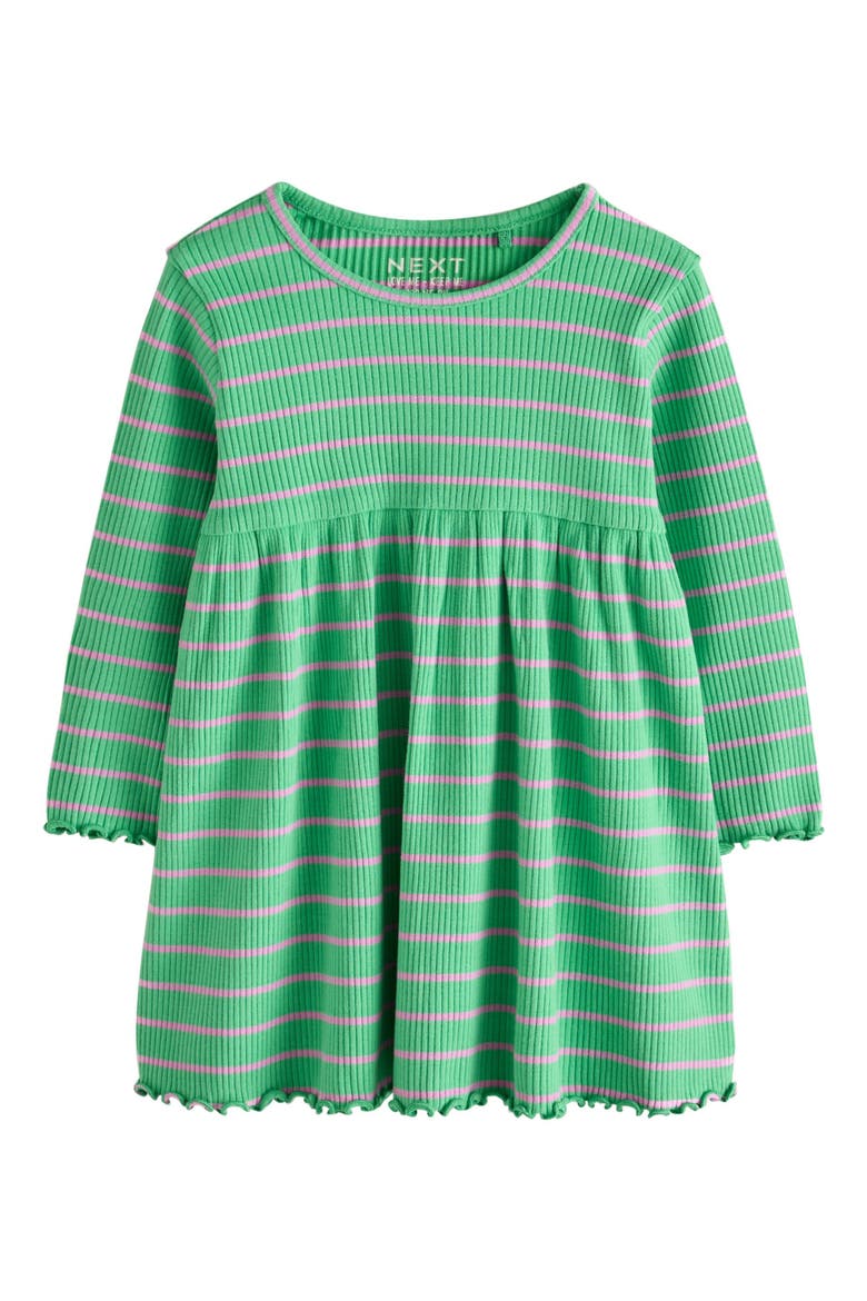 Kids' 3-Pack Rib Assorted Long Sleeve Dresses, Alternate, color, PINK