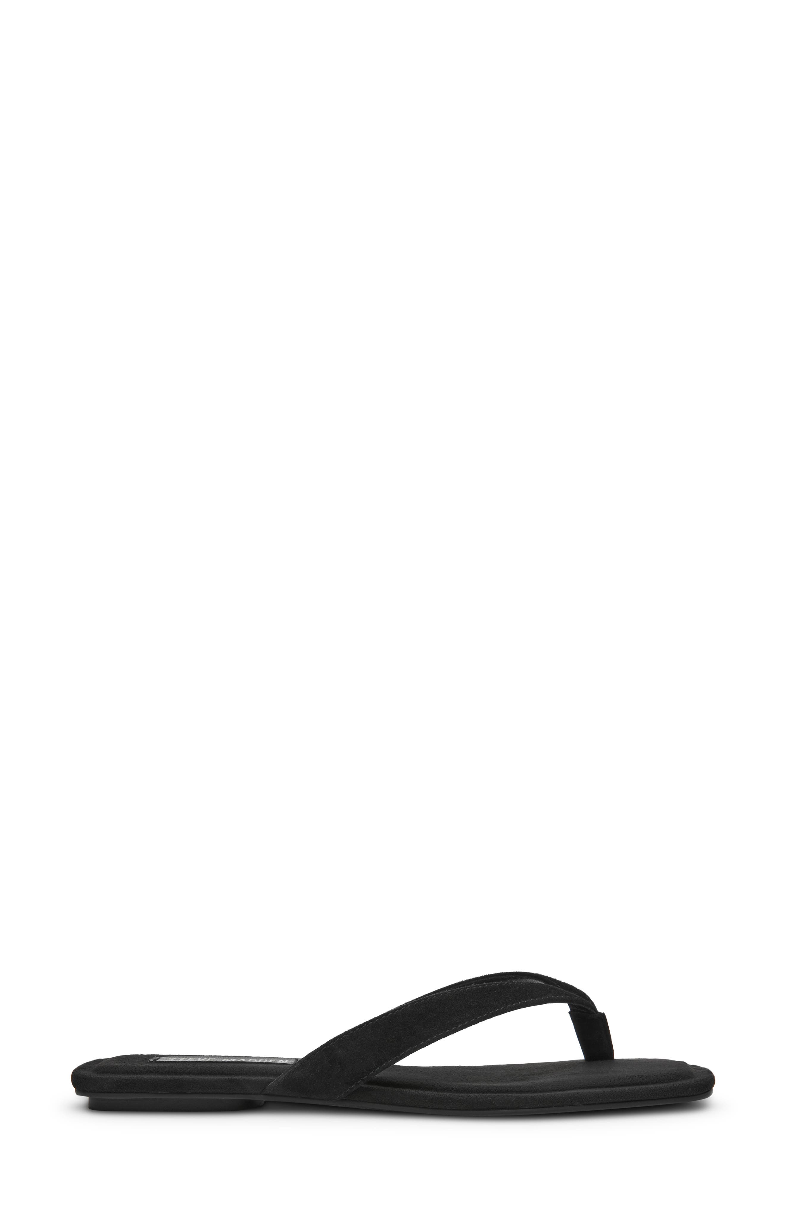 Trella Flip Flop, Alternate, color, BLACK SUED