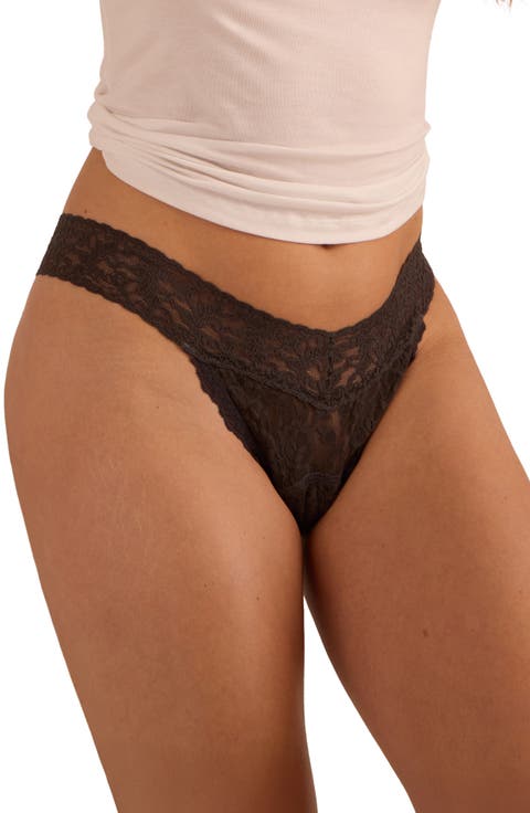 x Saalt Signature Lace Leakproof Original Rise Thong