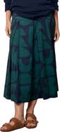 Celtic & Co. Box Pleated Midi Skirt