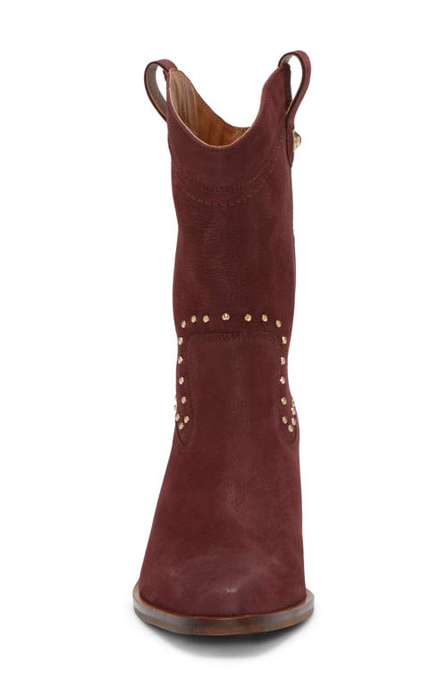 Lucky Brand Cesiet 2 Western Boot In Burgundy