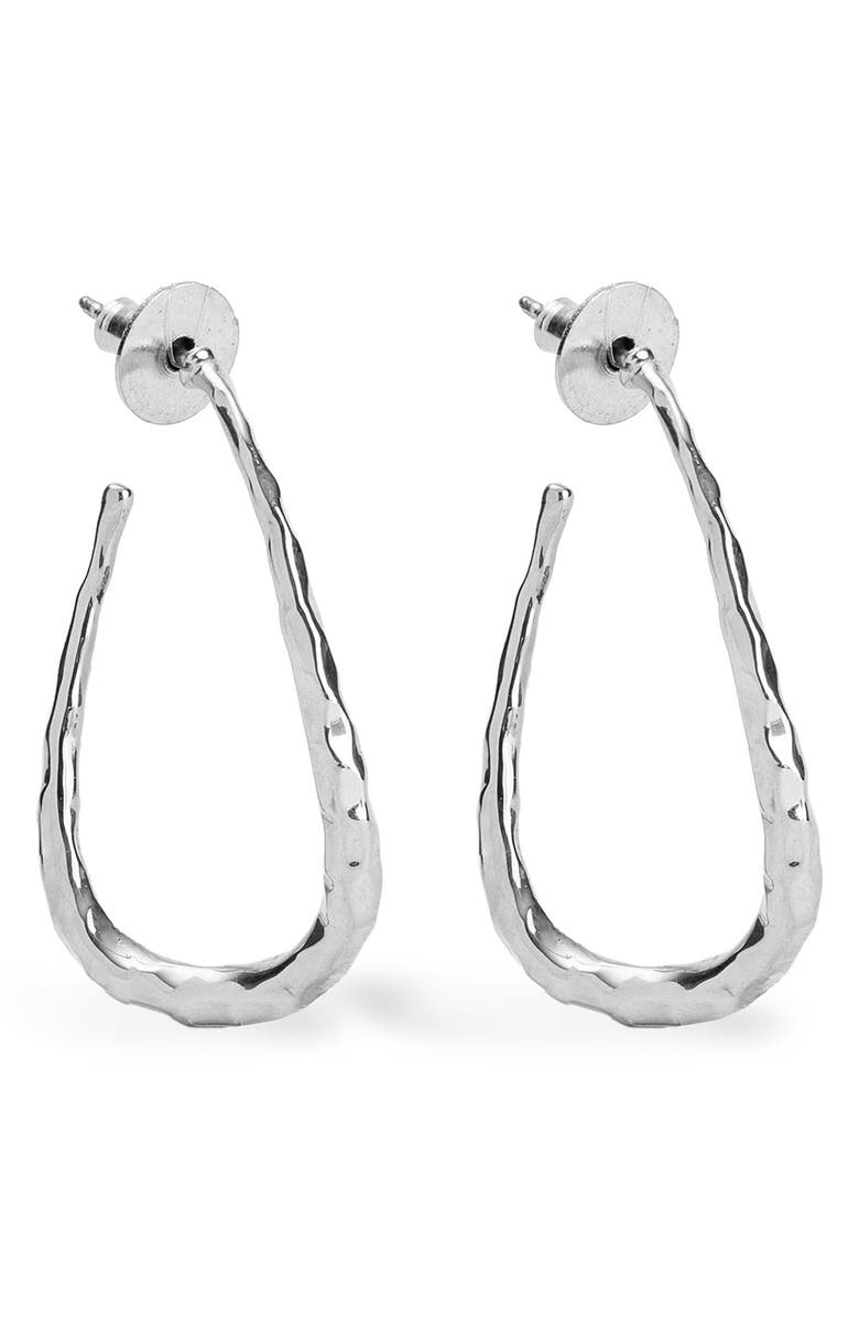 NAVEDA Raya Hoop Earrings, Main, color, 