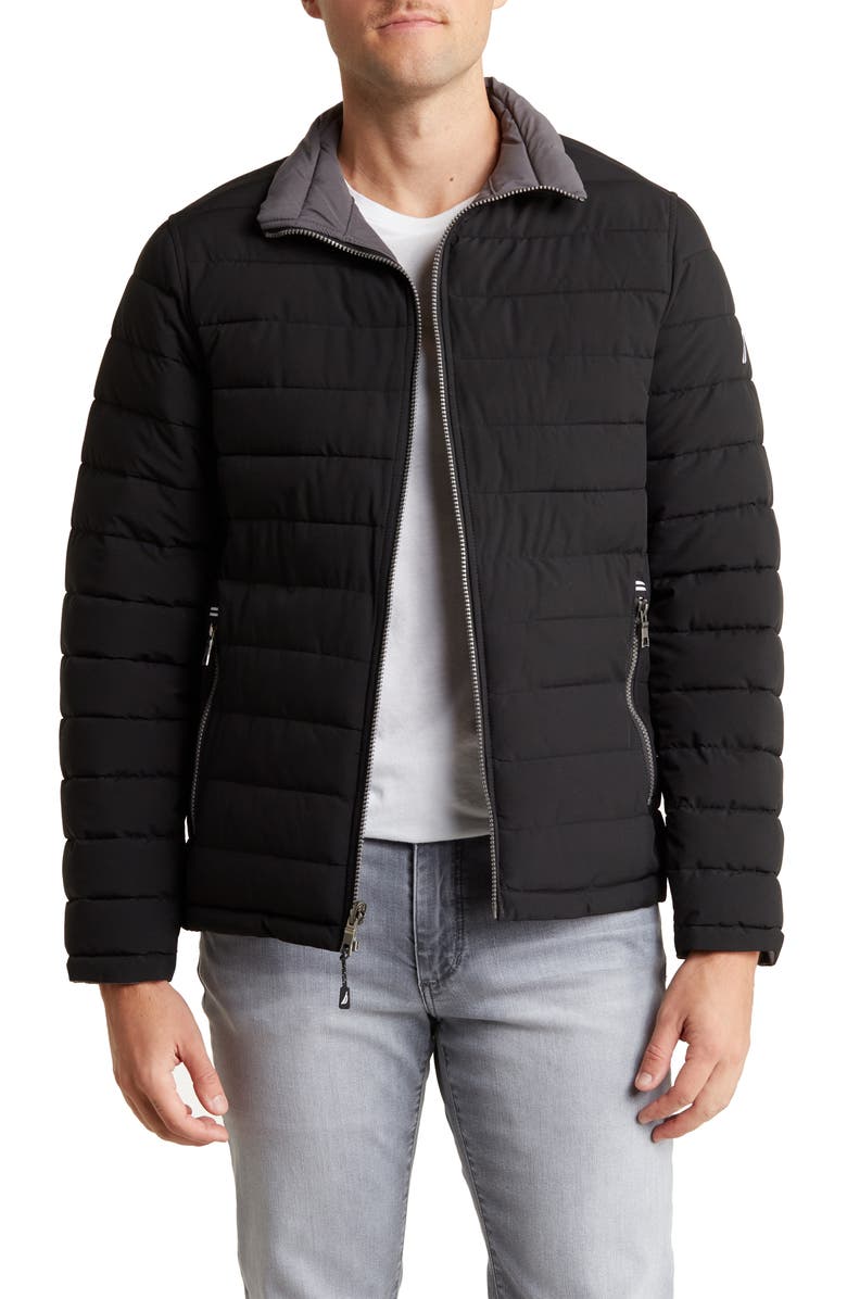 Water Resistant Reversible Puffer Jacket